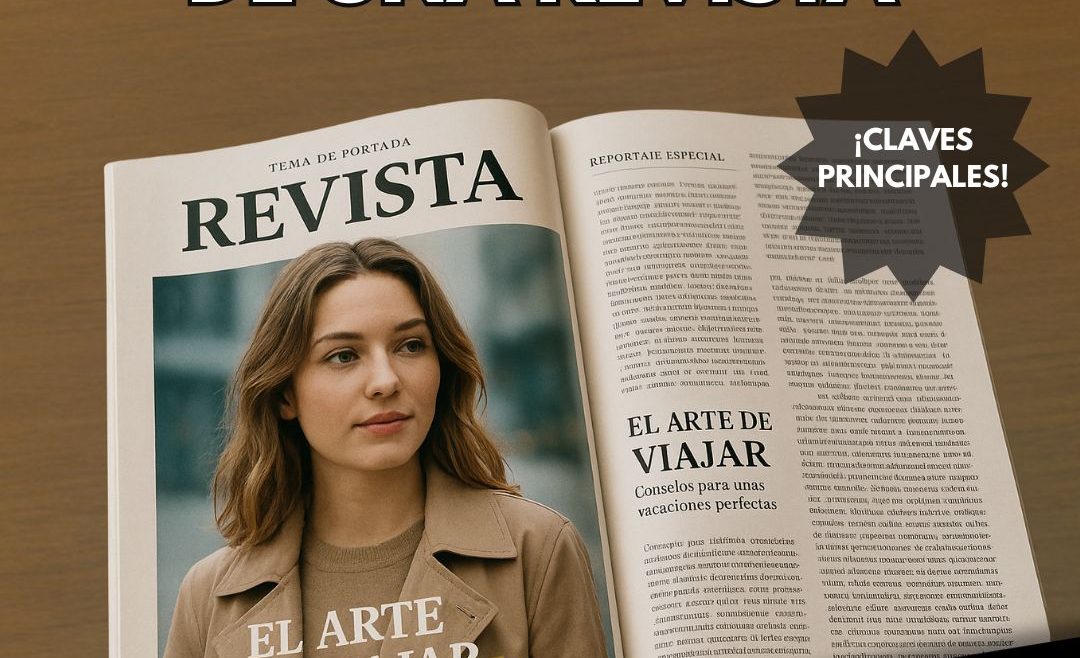 Descubre las partes de una revista