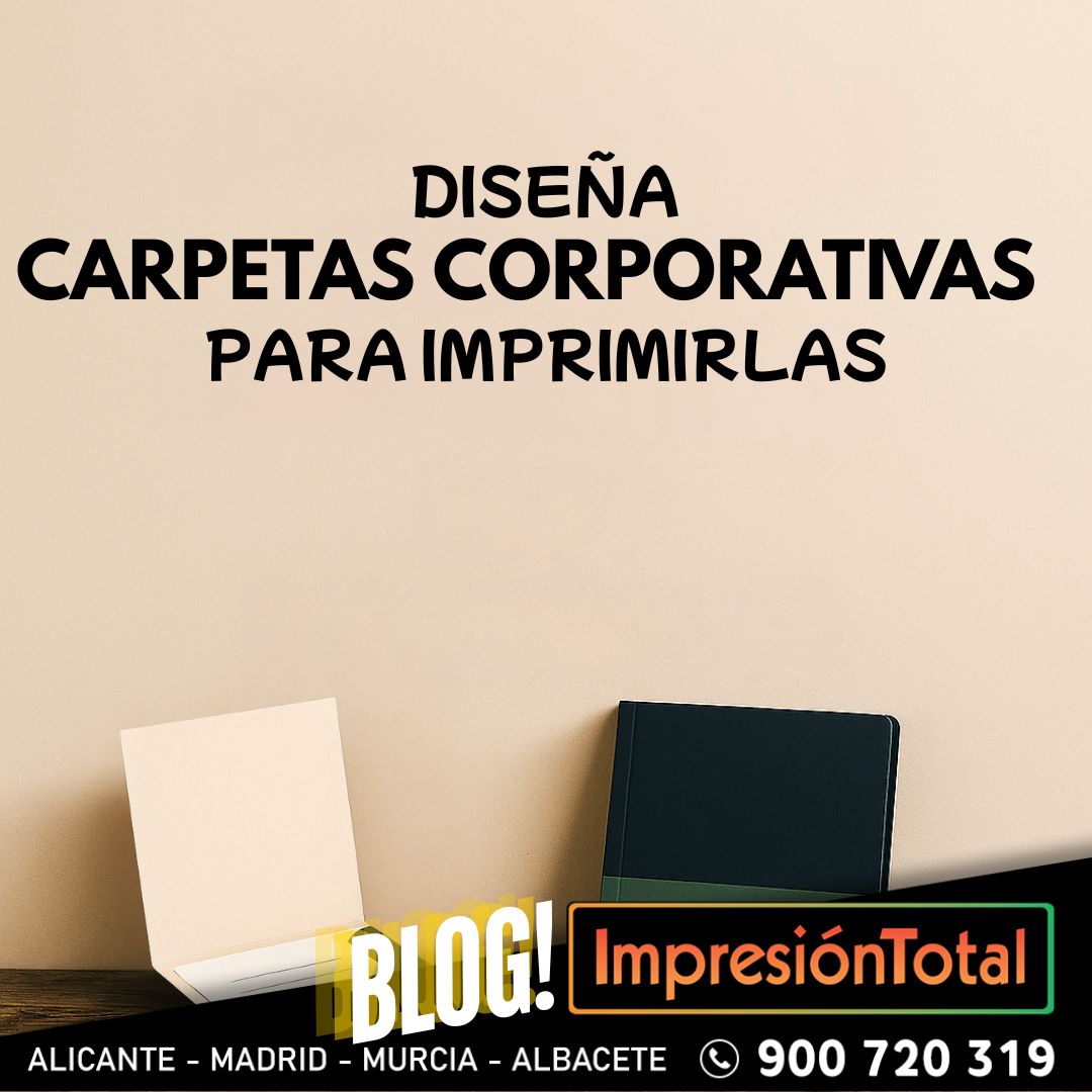 ¿Cómo diseñar carpetas corporativas para imprimirlas?